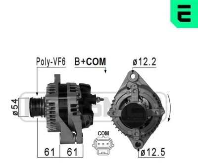 Image de ERA | Alternateur 150 A (209002A) adaptable sur Fiat