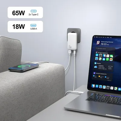 Produktbild von felixx 65W GaN PD Reiselader, USB-C