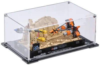 Imagen del producto de Vitrina negra para LEGO® Star Wars 75380 – Diorama: Mos Espa