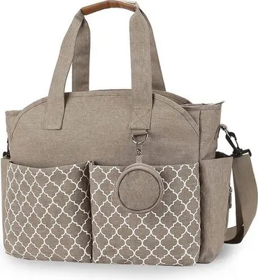 Produktbild von Umhängetasche Aufbewahrungstasche Baby Wickeltasche, Baby Kinderwagen organizer Umhängetasche-Khaki