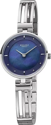Produktbild von Regent Metall Damen Uhr F-1148 Analog Armbanduhr silber Metallarmband D2URF1148