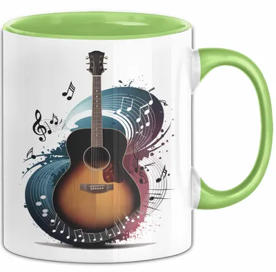 Produktbild von Gitarrist Tasse Geschenkidee für Gitarrenmusiker (Grün)