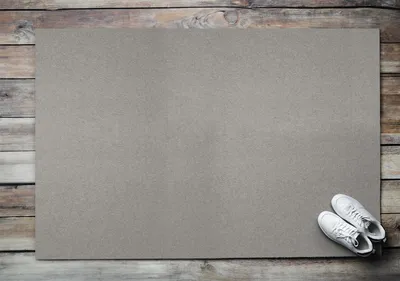 Produktbild von Fußmatte Aussen - Schuhmatte Haustür- Schmutzfangmatte Türvorleger - Outdoor Teppich Schmutzfänger - 150x100 cm - Silbernebel