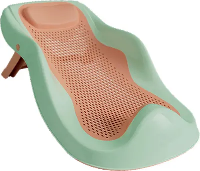 Obrázok produktu pre Podložka do vaničky pre bábätká, protišmyková, ergonomická, skladateľná, podložka pre malé deti, zelená