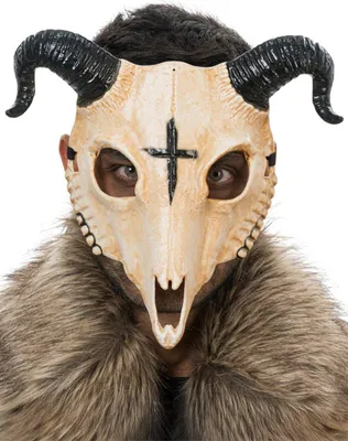 Produktbild von Dämonische Ziegenschädel Maske