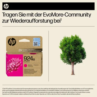 Image de HP Inc. 4K0U8NE#CE1 HP 924e     Magenta             Tintenpatrone EvoMore