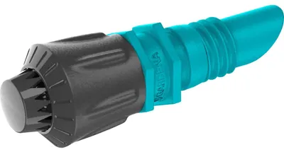 Produktbild von Micro-Drip-System Sprühdüse 360°, 5 Stück (schwarz/türkis, Modell 2023)