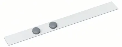 Zdjęcie produktu dla MAUL kształtka metalowa MAULstandardowa blacha stalowa samoprzylepna 50 x 5 x 0,93 cm biała