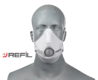 Produktbild von REFIL Profi FFP1 Staubschutzmaske ohne Ausatemventil 10 Stück weiß Einweg EN 149:2001+A1:2009