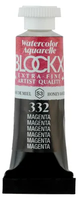 Produktbild von Blockx 3x Aquarellfarbe, Magenta - Tube 5ml - Magenta| 43332BXC