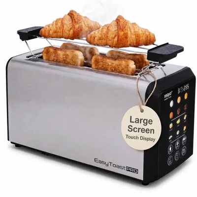 Digitaler Langschlitz-Toaster mit Touchscreen, 1500 W, 6 Programme