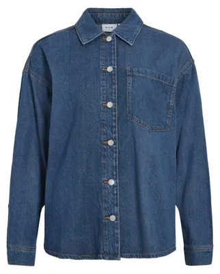 Productafbeelding van Vikiki, denim overhemd met lange mouwen, model MBD