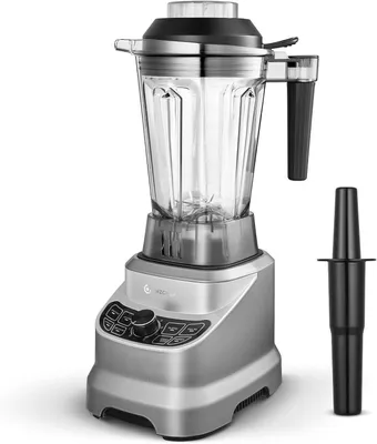 Immagine prodotto di Frullatore da 1800 W con 8 velocità regolabili, dotato di miscelatore, potente, con capacità di 1,85 litri, realizzato con materiali privi di BPA e con 4 programmi. Frullatore professionale ideale per frullati, smoothie e per frantumare il ghiaccio