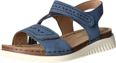Produktbild von Donna Andrea Damen-Sandalette Blau, Farbe:blau, EU Größe:42