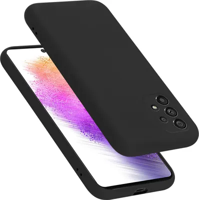 Produktbild von Cadorabo Schutzhülle für Samsung Galaxy A73 5G Hülle in Schwarz Handyhülle Case Cover TPU Etui