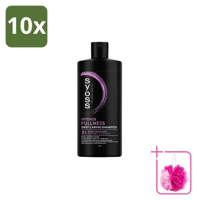Obrázek produktu pro 10 kusů šamponu Syoss Intense Fullness, objem 440 ml, balení