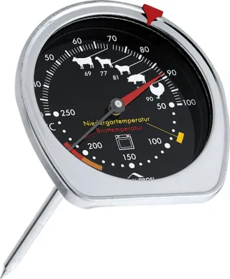 Zdjęcie produktu dla Küchenprofi Braten-/Ofenthermometer, schwarz 1065051000 4007371072168