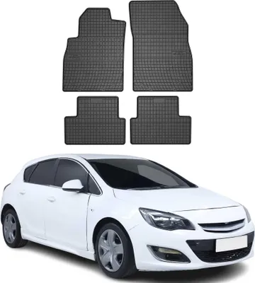 Produktbild von 2009-2015 Opel Astra J Fußmatten TPE Schwarz 4 tlg