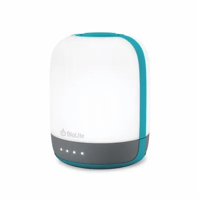 Produktbild von BioLite AlpenGlow 250, Batteriebetriebene Campingleuchte, Blau, Grau, Weiß, Aufhänger, IPX4, 250 lm, LED