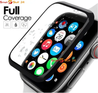 Produktbild von 3D Schutzglas Für Apple iWatch Series 7 41MM full glu Displayschutz 9H