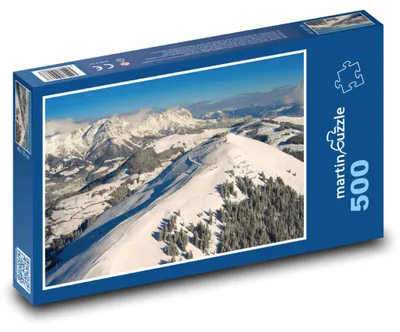 Zdjęcie produktu dla martinpuzzle - Puzzle 500 - Zasneżone szczyty Alp