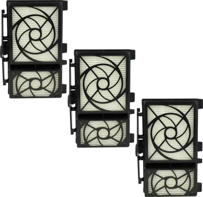 Produktbild von vhbw 3x Staubsaugerfilter Ersatz für Kärcher 2.860-273.0 für Staubsauger - HEPA-Filter Schwarz Weiß