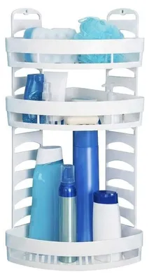 Immagine prodotto di Angoliera a tre piani - Montata.Colore:Bianco