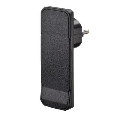 Produktbild von NVB 104558 Schutzkontakt-Flachstecker Kunststoff 230V Schwarz IP20