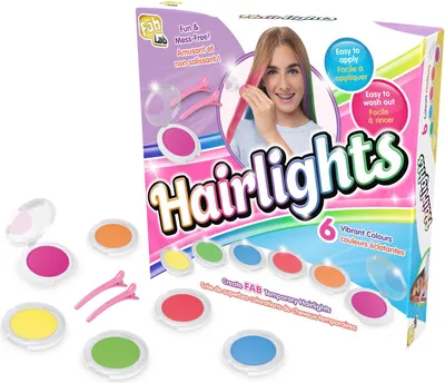 Obrázek produktu pro Sada na barvení vlasů pro děti, 6 omyvatelných barev