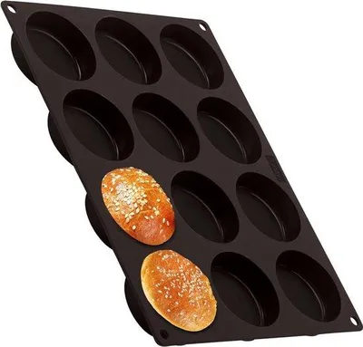 Produktbild von Braun Silikon Backform 29x22x2cm Antihaft