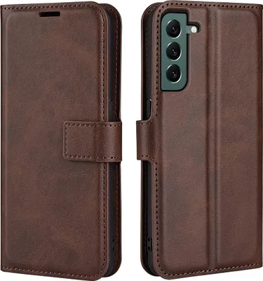 Produktbild von Samsung Galaxy S23 Plus Hülle - Coverup Deluxe Klapphülle - Dunkelbraun