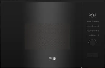 Produktbild von Beko BMGB20212B Stand Mikrowelle, 800W. Grill 1000W, Einbaufähig, 20L, Kindersicherung, 8 Garprogramme, Schwarz