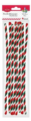 Zdjęcie produktu dla Druciki dekoracyjne 0,8x30cm 10szt świąteczne paski Titanum