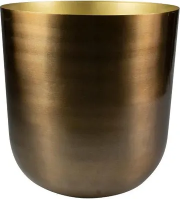 Zdjęcie produktu dla Doniczka Mayk Gold - srednica 20cm x wysokosc 22cm - elegancka doniczka w