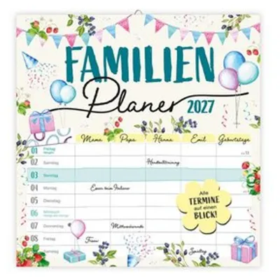 Produktbild von TRÖTSCH - Broschürenkalender Familienplaner 2027