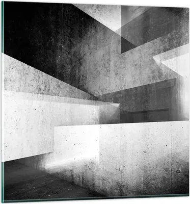 Produktbild von Bilder auf glas - Einteilig - Dreidimensional Illusion optisch - 70x70cm - Glasbilder - Wandbilder - Bilder - Wanddekoration aus Glas - Glas Bilder - Wandbild auf Glas - GAC70x70-4962