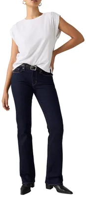 Image de Levi's, pantalon bootcut classique pour femmes, couleur bleu marine foncé, taille 26W / 30L