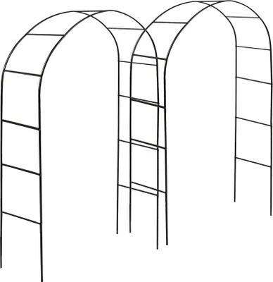 Produktbild von Gartenlaubenbögen aus Metall – 2,4 m x 1,4 m