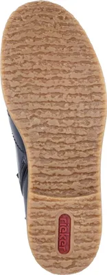 Produktbild von Rieker Damen Stiefelette Schnürboot Ziernähte gefüttert 73500, Größe:41 EU, Farbe:Blau