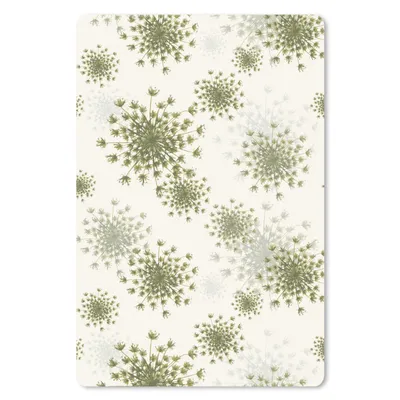 Produktbild von MuchoWow® Mauspad Mousepad Wilde Blumen - Muster - Saatgut 18x27 cm - Mousepads - Maus Mat - Pad - Mausunterlage