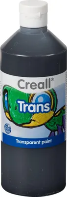 Image de Creall Transparante Verf Zwart, 500ml