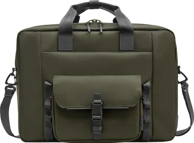 Produktbild von HP Laptop-Tasche 15,6 Zoll Messenger modular – Grau/Grün, 43,5x12,5x30,8 cm