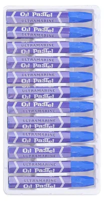 Obrázek produktu pro Pastelové tužky ultramarínové barvy, 12 kusů, měkké, krémové, umělecké potřeby, malování, kreslení, graffiti