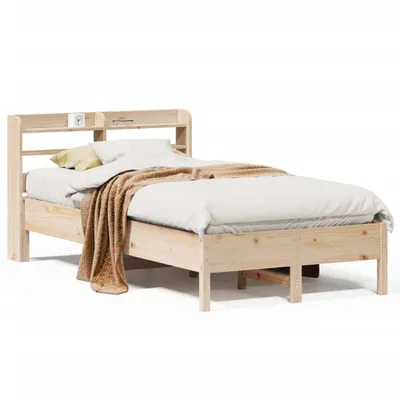 Produktbild von vidaXL Massivholzbett ohne Matratze 75x190 cm Kiefernholz