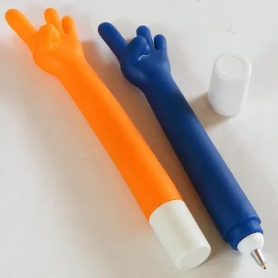 Image de Stylo à bille Hand Finger, 160mm de long, 18mm de Ø, avec poignée souple, couleur selon disponibilité