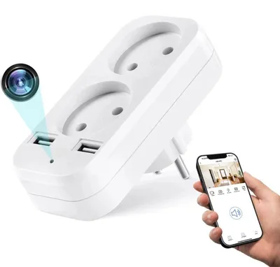 Zdjęcie produktu dla Mała kamera iUni AD1, Wi-Fi, Full HD, Podgląd na żywo w telefonie, Gniazdo na kartę microSD