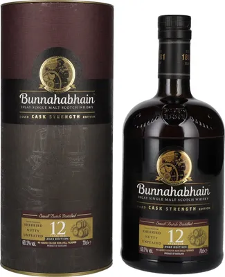 Produktbild von Bunnahabhain 12 Years Old Islay Single Malt Cask Strength Edition 2023 60,1% Vol. 0,7l in Geschenkbox