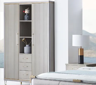 Produktbild von Schlafzimmer Schrank Kleiderschrank Schränke Kleiderschränke Holzschrank Design