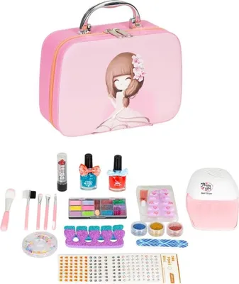 Immagine prodotto di MULTISTORE HC538634 Valigetta da trucco per bambini con specchio e lampada LED UV