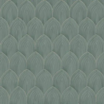 Produktbild von Borastapeter Tapete Art Decó Muster Grün - 660283 - 53 cm x 10.05 m